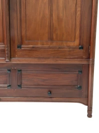 Arts & Crafts Armoire or Wardrobe by Jac. van den Bosch for 't Binnenhuis, 1910